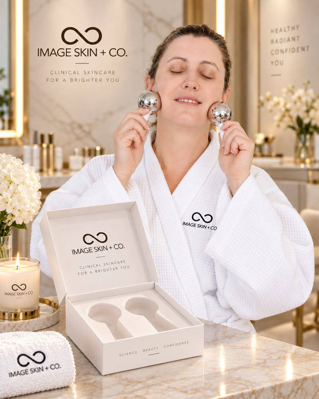 IMAGE SKIN + CO. facial roller self-care