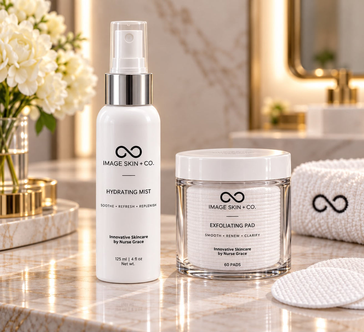IMAGE SKIN + CO. Hydrating Mist and Exfoliating Pads